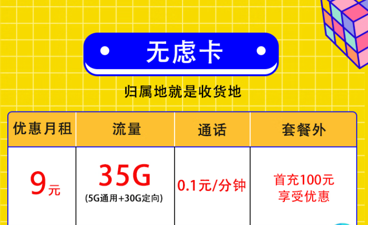 中國聯(lián)通9元流量卡 110G全國流量+100分鐘通話 可續(xù)約