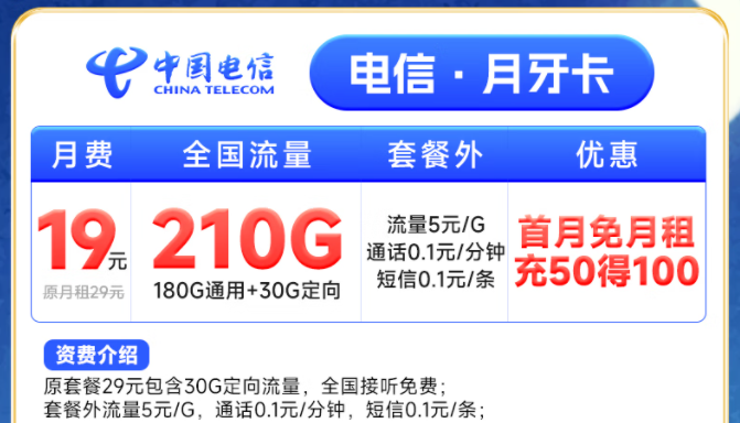 大流量卡申請入口|為什么流量卡會有地域限制？電信月牙卡